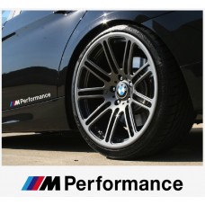 Aufkleber passend für BMW M Performance motorsport Seitenaufkleber Aufkleber 200 mm, 2 Stk.
