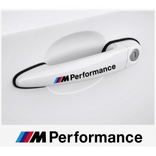 Aufkleber passend für BMW M Performance Tuergriff Aufkleber 120 mm, 4 Stk.