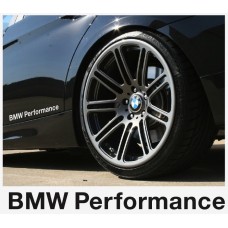 Aufkleber passend für BMW Performance motorsport Seitenaufkleber Aufkleber 200 mm, 2 Stk