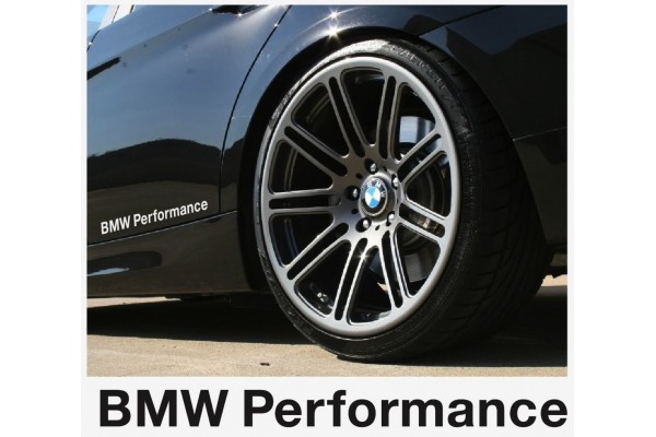 Aufkleber passend für BMW Performance motorsport Seitenaufkleber Aufkleber 200 mm, 2 Stk