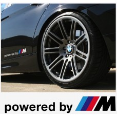 Decal to fit BMW Powered by M decal side decal 200mm 2pcs set