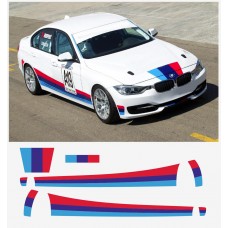 Aufkleber passend für BMW M Performance M Streifen Dakar