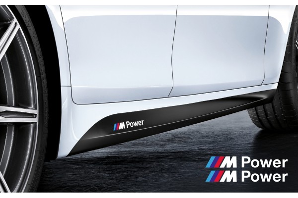 Aufkleber passend für BMW M Performance Aufkleber Seitenaufkleber hintergrund und schrift 2200mm