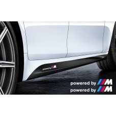 Aufkleber passend für BMW M TwinPower Turbo AufkleberBrake caliper Mirror Window decal 4Stk, 140mm