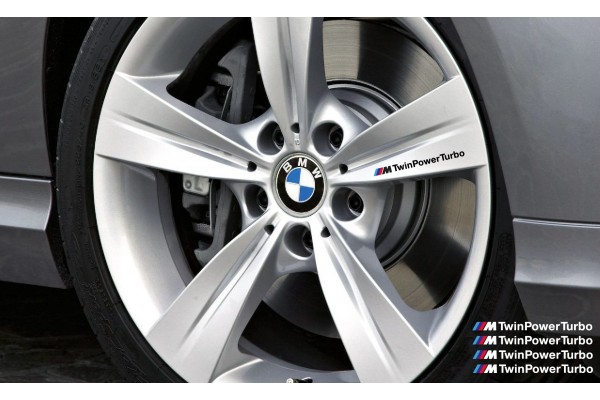 Aufkleber passend für BMW M Performance Türgriff Aufkleber Satz 4Stk, 120mm