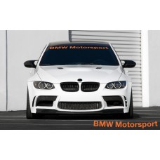 Aufkleber passend für BMW Powered by M Aufkleber Seitenaufkleber 200mm  - ohne Hintergrund!