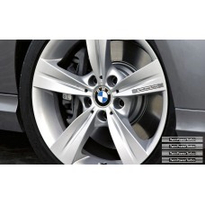 Aufkleber passend für BMW M Performance motorsport Armatur Aufkleber 70 mm, 4 Stk.