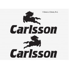 Decal to fit Carlsson side decal 2 pcs. 11 cm