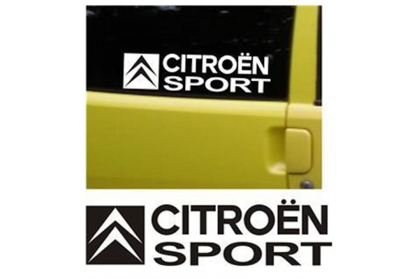 Aufkleber passend für Citroen Sport Seitenaufkleber Aufkleber 30cm 2Stk. Satz