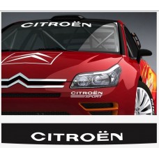 Aufkleber passend für Citroen Frontscheiben Sonnenblendstreifen Aufkleber