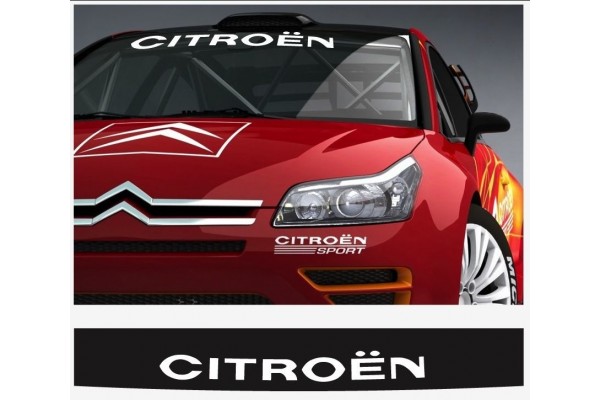 Aufkleber passend für Citroen Frontscheiben Sonnenblendstreifen Aufkleber