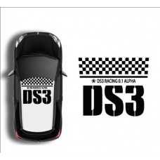 Decal to fit Citroen Sport DS3 roof decal set C1 C2 C3 C4 C5 C6