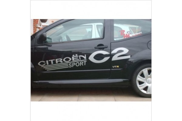 Decal to fit Citroen Sport C2 side decal 120 cm C1 C2 C3 C4 C5 C6