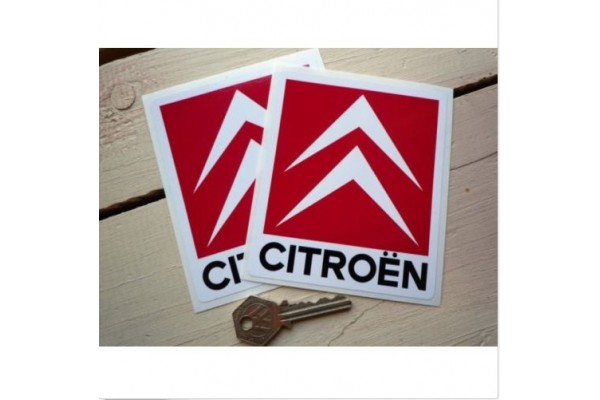 Decal to fit Citroen side decal 10cm x 12cm 2pcs. set