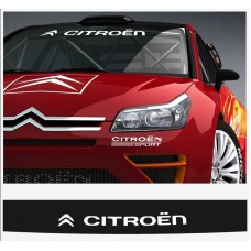 Aufkleber passend für Citroen Sport Frontscheiben Sonnenblendstreifen Aufkleber