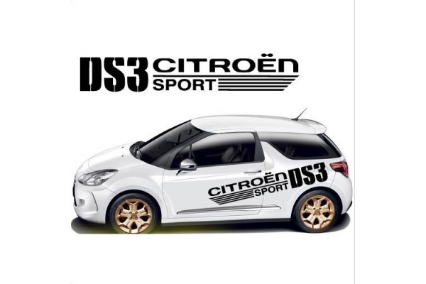 Aufkleber passend für Citroen Sport DS3 Seitenaufkleber Aufkleber 160 cm C1 C2 C3 C4 C5 C6