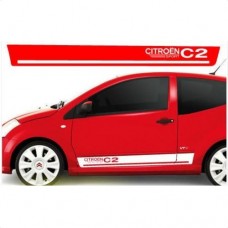 Decal to fit Citroen C2 VTS side decal 180cm 2 pcs. set