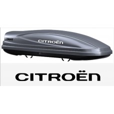 Aufkleber passend für Citroen Thule Dachbox Skibox Dachkoffer Aufkleber Seitenaufkleber 50cm