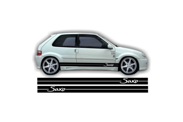 Decal to fit Citroen Saxo side decal sticker stripe kit