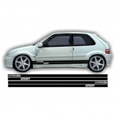 Decal to fit Citroen Saxo side decal sticker stripe kit