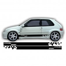 Decal to fit Citroen Saxo side decal sticker stripe kit