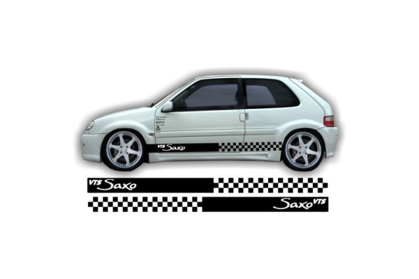 Decal to fit Citroen Saxo side decal sticker stripe kit