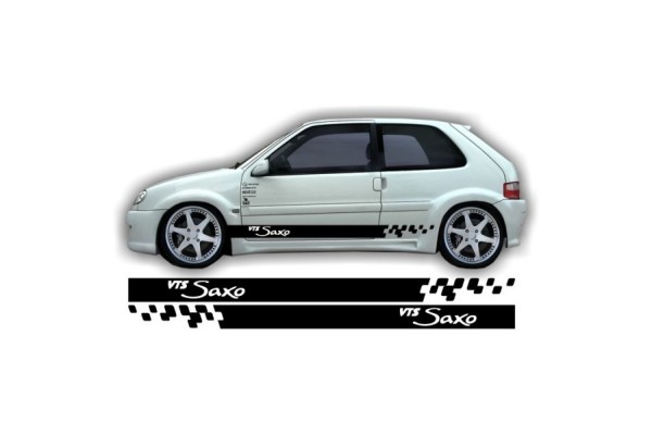 Decal to fit Citroen Saxo side decal sticker stripe kit