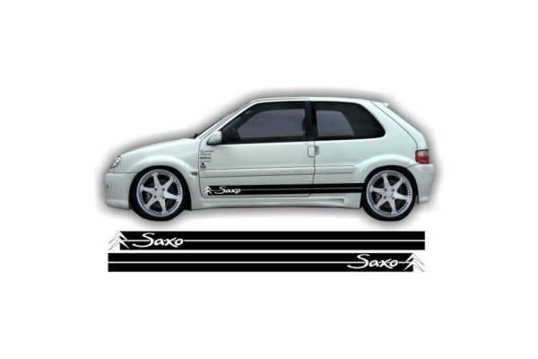 Decal to fit Citroen Saxo side decal sticker stripe kit