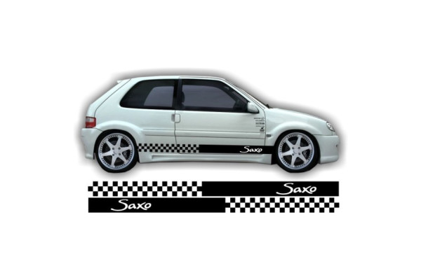 Decal to fit Citroen Saxo side decal sticker stripe kit