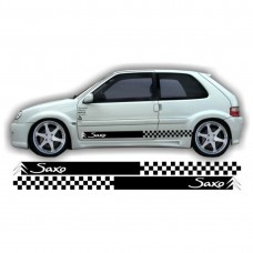 Decal to fit Citroen Saxo side decal sticker stripe kit