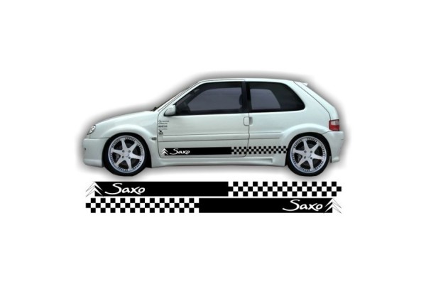 Decal to fit Citroen Saxo side decal sticker stripe kit