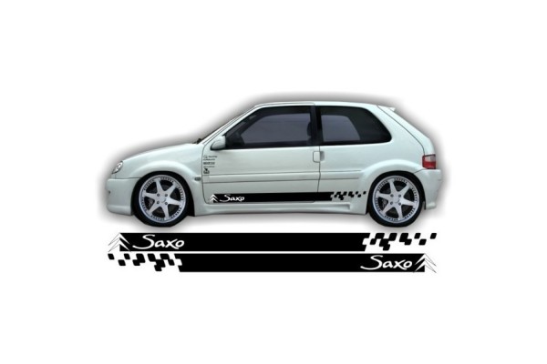 Decal to fit Citroen Saxo side decal sticker stripe kit