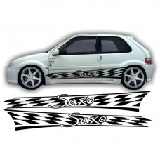 Decal to fit Citroen Saxo side decal sticker stripe kit