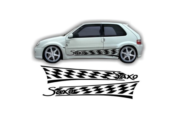 Decal to fit Citroen Saxo side decal sticker stripe kit