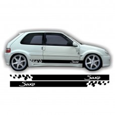 Decal to fit Citroen Saxo side decal sticker stripe kit