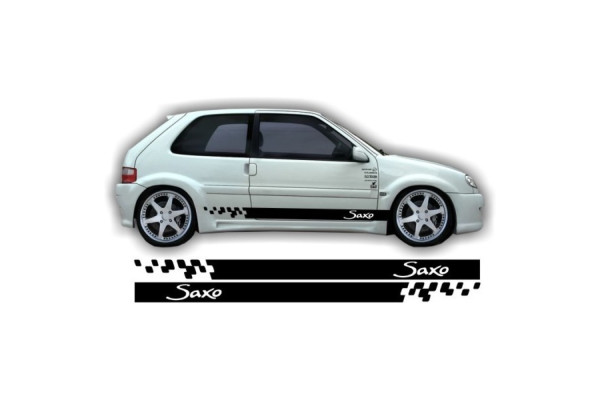 Decal to fit Citroen Saxo side decal sticker stripe kit