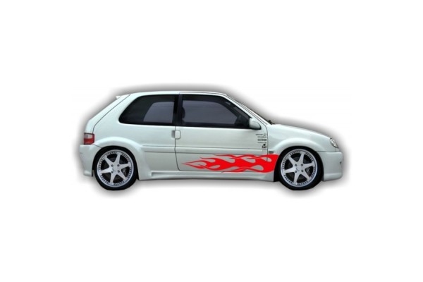 Decal to fit Citroen Saxo side decal sticker stripe kit