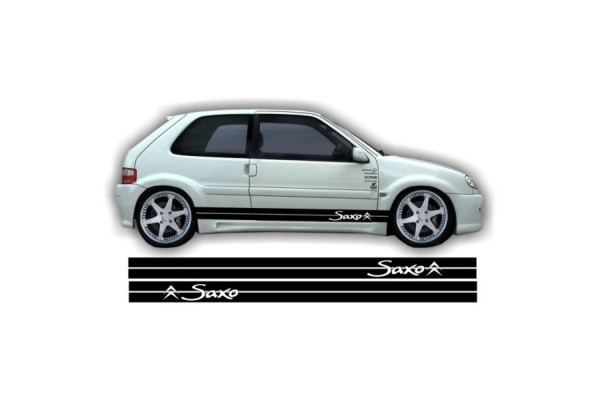 Decal to fit Citroen Saxo side decal sticker stripe kit