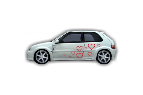 Decal to fit Citroen Saxo side decal sticker stripe kit