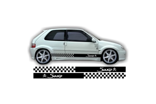 Decal to fit Citroen Saxo side decal sticker stripe kit