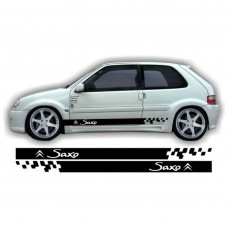 Decal to fit Citroen Saxo side decal sticker stripe kit