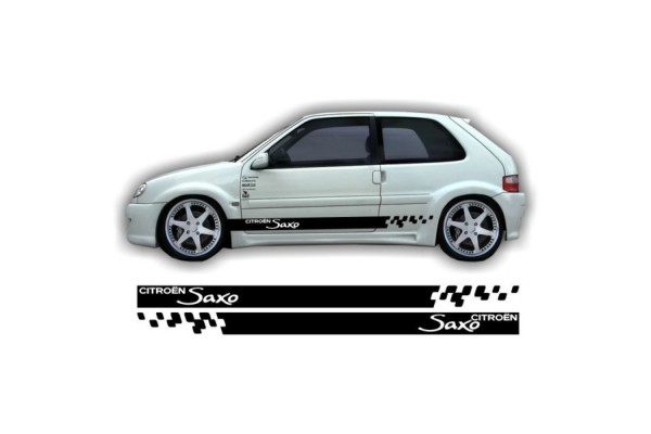 Decal to fit Citroen Saxo side decal sticker stripe kit