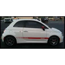 Decal to fit Fiat 500 side decal 2 pcs. set