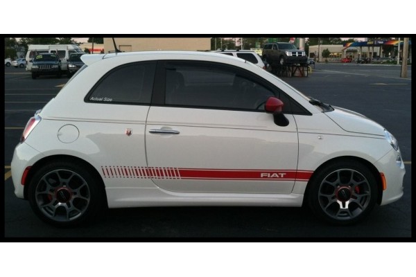 Decal to fit Fiat 500 side decal 2 pcs. set