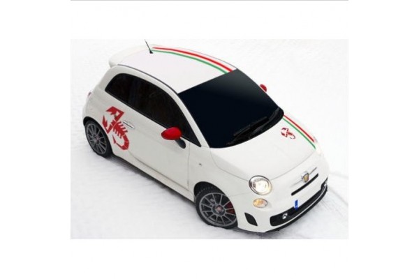 Decal to fit Fiat 500 side decal set Abarth Scorpion Skorpion 7 pcs.