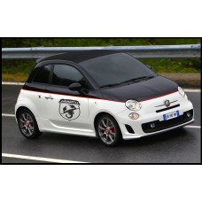 Decal to fit Fiat 500 Abarth side decal set 2 pcs. shield