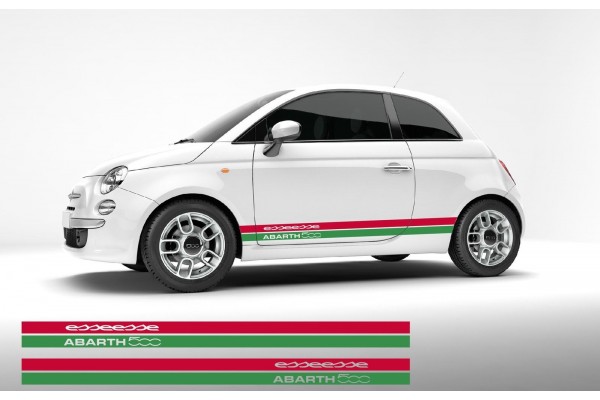 Decal to fit Fiat 500 Esseesse side decal set
