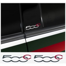 Decal to fit Fiat 500 C B-pillar decal - 2 pcs in Set