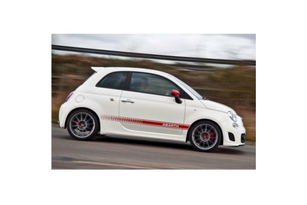 Aufkleber passend für Fiat 500 Seitenaufkleber Aufkleber Satz Abarth