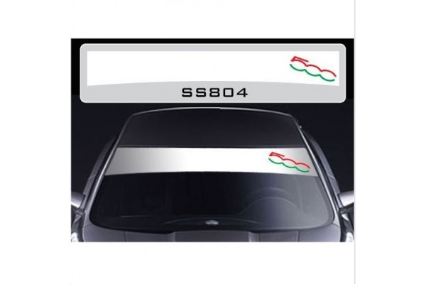 Decal to fit Fiat 500 windscreen striscia decal